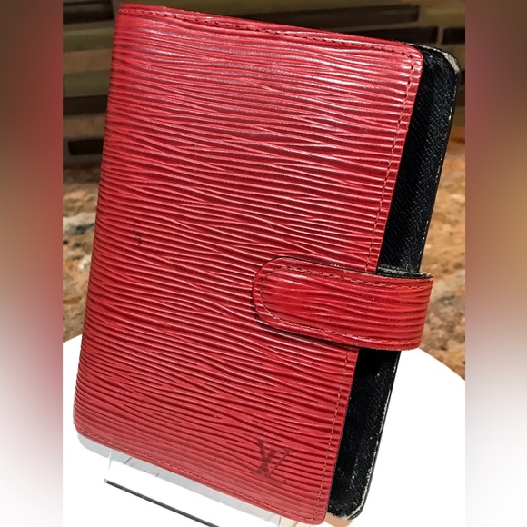 LOUIS VUITTON Epi Leather Agenda/ Notebook Cover- Red 🤩🔥❤️ - Picture 17 of 17